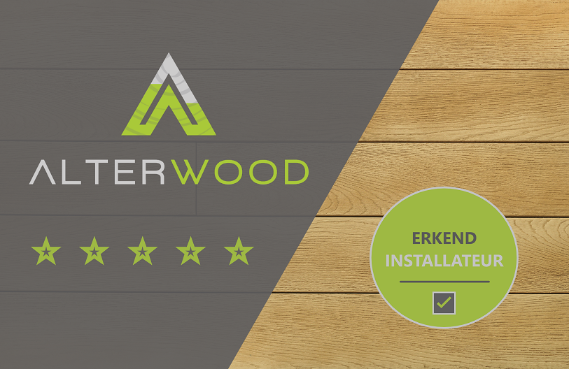 AlterWood   Erkend installateur badge